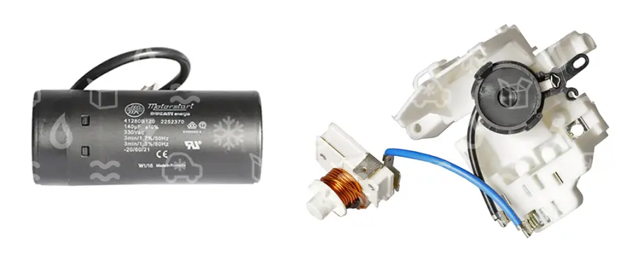 elektroinstalace kompresoru Embraco NEK6160Y
